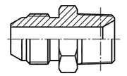 Hydraulic Fluid Power Connection Winner NPT Connectors / Adapters