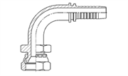 Hydraulic Fluid Power Winner Brand Two Piece Hose Fittings – Standard