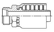 Hydraulic Fluid Power Winner Brand One Piece Hose Fittings – Standard