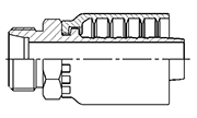 Hydraulic Fluid Power Winner Brand One Piece Hose Fittings – Spiral