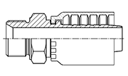 Hydraulic Fluid Power Winner Brand One Piece Hose Fittings – Standard