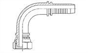 Hydraulic Fluid Power Winner Brand Two Piece Hose Fittings – Standard