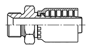 Hydraulic Fluid Power Winner Brand One Piece Hose Fittings – Standard