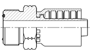 Hydraulic Fluid Power Winner Brand One Piece Hose Fittings – Standard