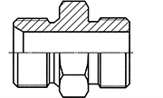 Hydraulic Fluid Power Connection Winner  SAE O-ring Boss Connectors / Adapters