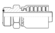 Hydraulic Fluid Power Winner Brand One Piece Hose Fittings – Standard