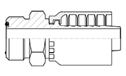 Hydraulic Fluid Power Winner Brand One Piece Hose Fittings – Standard