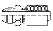 Hydraulic Fluid Power Winner Brand One Piece Hose Fittings – Spiral