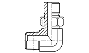 Hydraulic Fluid Power Connection Winner  SAE O-ring Boss Connectors / Adapters