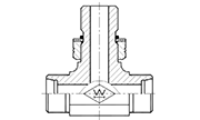 Hydraulic Fluid Power Connection Winner  SAE O-ring Boss Connectors / Adapters