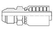 Hydraulic Fluid Power Winner Brand One Piece Hose Fittings – Standard