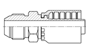 Hydraulic Fluid Power Winner Brand One Piece Hose Fittings – Spiral