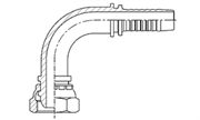 Hydraulic Fluid Power Winner Brand Two Piece Hose Fittings – Standard