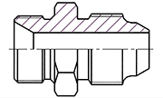 Hydraulic Fluid Power Connection Winner 60° Cone Connectors / Adapters-JIS