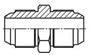 Hydraulic Fluid Power Connection Winner 60° Cone Connectors / Adapters-JIS