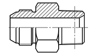 Hydraulic Fluid Power Connection Winner 60° Cone Connectors / Adapters-JIS