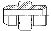 Hydraulic Fluid Power Connection Winner 60° Cone Connectors / Adapters-JIS