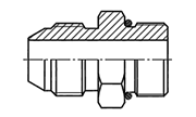 Hydraulic Fluid Power Connection Winner 60° Cone Connectors / Adapters-JIS