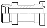 Hydraulic Fluid Power Connection Winner Flange  Connectors / Adapters