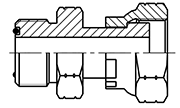 Hydraulic Fluid Power Connection Winner O-ring Face Seal Connectors / Adapters