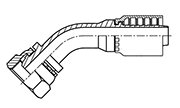 Hydraulic Fluid Power Winner Brand One Piece Hose Fittings – Spiral