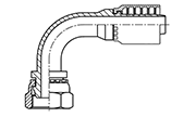 Hydraulic Fluid Power Winner Brand One Piece Hose Fittings – Spiral