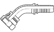 Hydraulic Fluid Power Winner Brand Two Piece Hose Fittings – Spiral