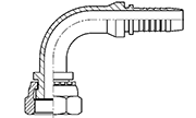 Hydraulic Fluid Power Winner Brand Two Piece Hose Fittings – Spiral