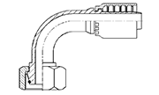 Hydraulic Fluid Power Winner Brand One Piece Hose Fittings – Standard