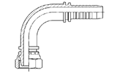 Hydraulic Fluid Power Winner Brand Two Piece Hose Fittings – Spiral