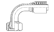 Hydraulic Fluid Power Winner Brand One Piece Hose Fittings – Spiral