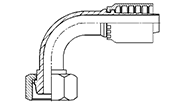 Hydraulic Fluid Power Winner Brand One Piece Hose Fittings – Standard