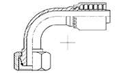 Hydraulic Fluid Power Winner Brand One Piece Hose Fittings – Standard