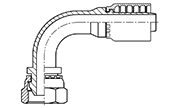 Hydraulic Fluid Power Winner Brand One Piece Hose Fittings – Spiral