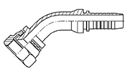 Hydraulic Fluid Power Winner Brand Two Piece Hose Fittings – Spiral