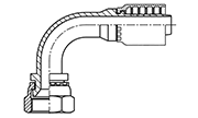 Hydraulic Fluid Power Winner Brand One Piece Hose Fittings – Spiral