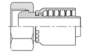 Hydraulic Fluid Power Winner Brand One Piece Hose Fittings – Standard