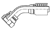 Hydraulic Fluid Power Winner Brand One Piece Hose Fittings – Standard