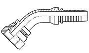 Hydraulic Fluid Power Winner Brand Two Piece Hose Fittings – Spiral