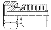 Hydraulic Fluid Power Winner Brand One Piece Hose Fittings – Spiral