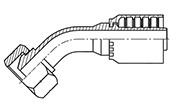 Hydraulic Fluid Power Winner Brand One Piece Hose Fittings – Standard