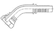 Hydraulic Fluid Power Winner Brand Two Piece Hose Fittings – Spiral