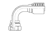 Hydraulic Fluid Power Winner Brand One Piece Hose Fittings – Standard