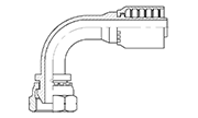 Hydraulic Fluid Power Winner Brand One Piece Hose Fittings – Spiral