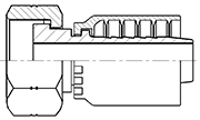 Hydraulic Fluid Power Winner Brand One Piece Hose Fittings – Spiral