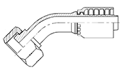 Hydraulic Fluid Power Winner Brand One Piece Hose Fittings – Spiral