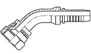 Hydraulic Fluid Power Winner Brand Two Piece Hose Fittings – Spiral