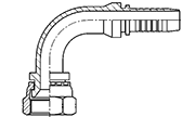 Hydraulic Fluid Power Winner Brand Two Piece Hose Fittings – Spiral