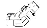 Hydraulic Fluid Power Connection Winner 24° Cone Connectors/Adapters