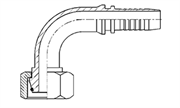 Hydraulic Fluid Power Winner Brand Two Piece Hose Fittings – Standard